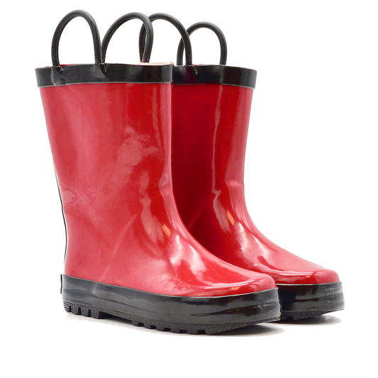 Red/Black Loop Boots