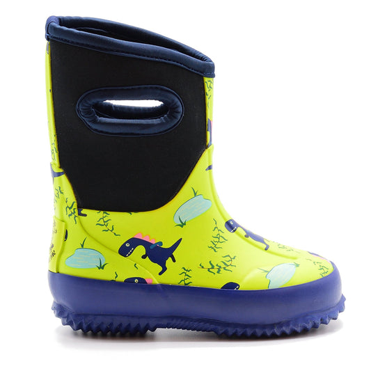 Blue Dinosaurs Collection Neoprene Boots