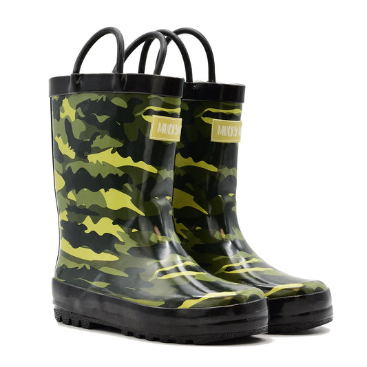 Army Camo Collection Loop Boots
